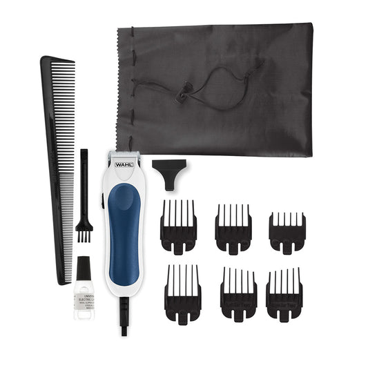 Cortadora De Cabello Mini Pro Kit Wahl 8 Pzs 09307-108 Blanco