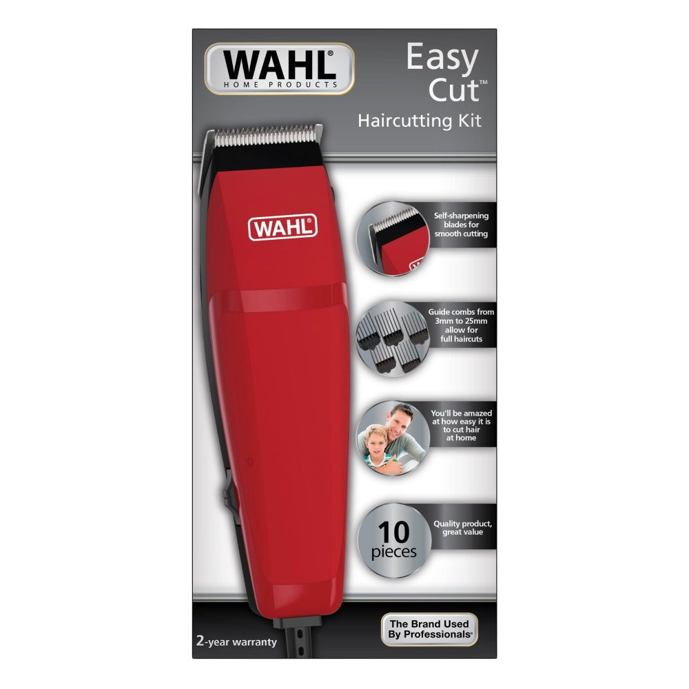 Combo cortadora de cabello easy cut 09314-2718 + recortadora de vello nasal 05642-108 wahl