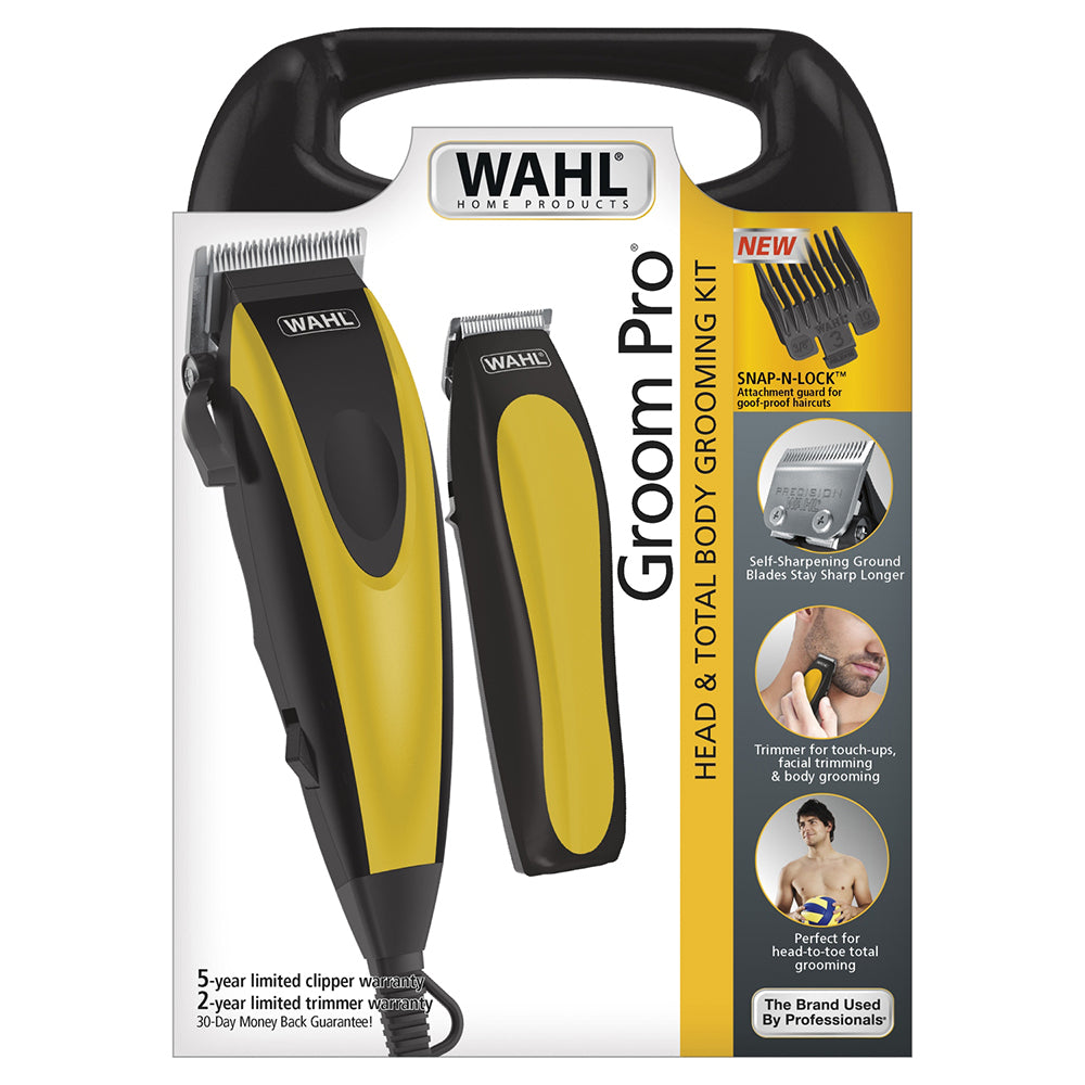 Combo Groom Pro Recortador De Barba Con Bateria Doble A 3024663