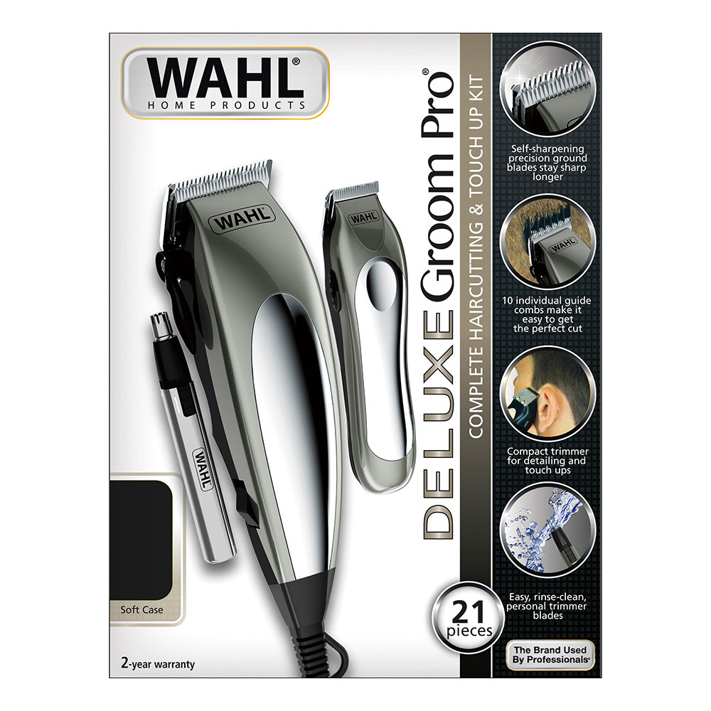 Kit 3 en 1 - Cortadora de cabello, barba y nasal Wahl 79305-3618
